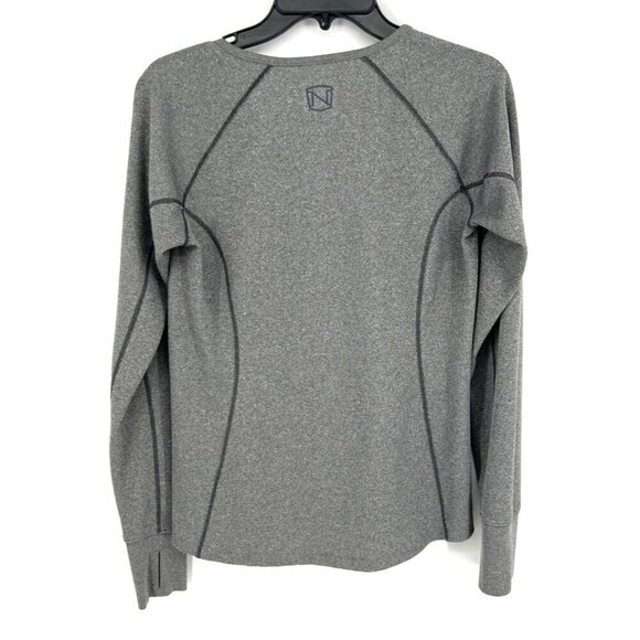 Noble Outfitters Womens 1/4 Pullover Equestrian Grey Performance Size Medium - Picture 5 of 5